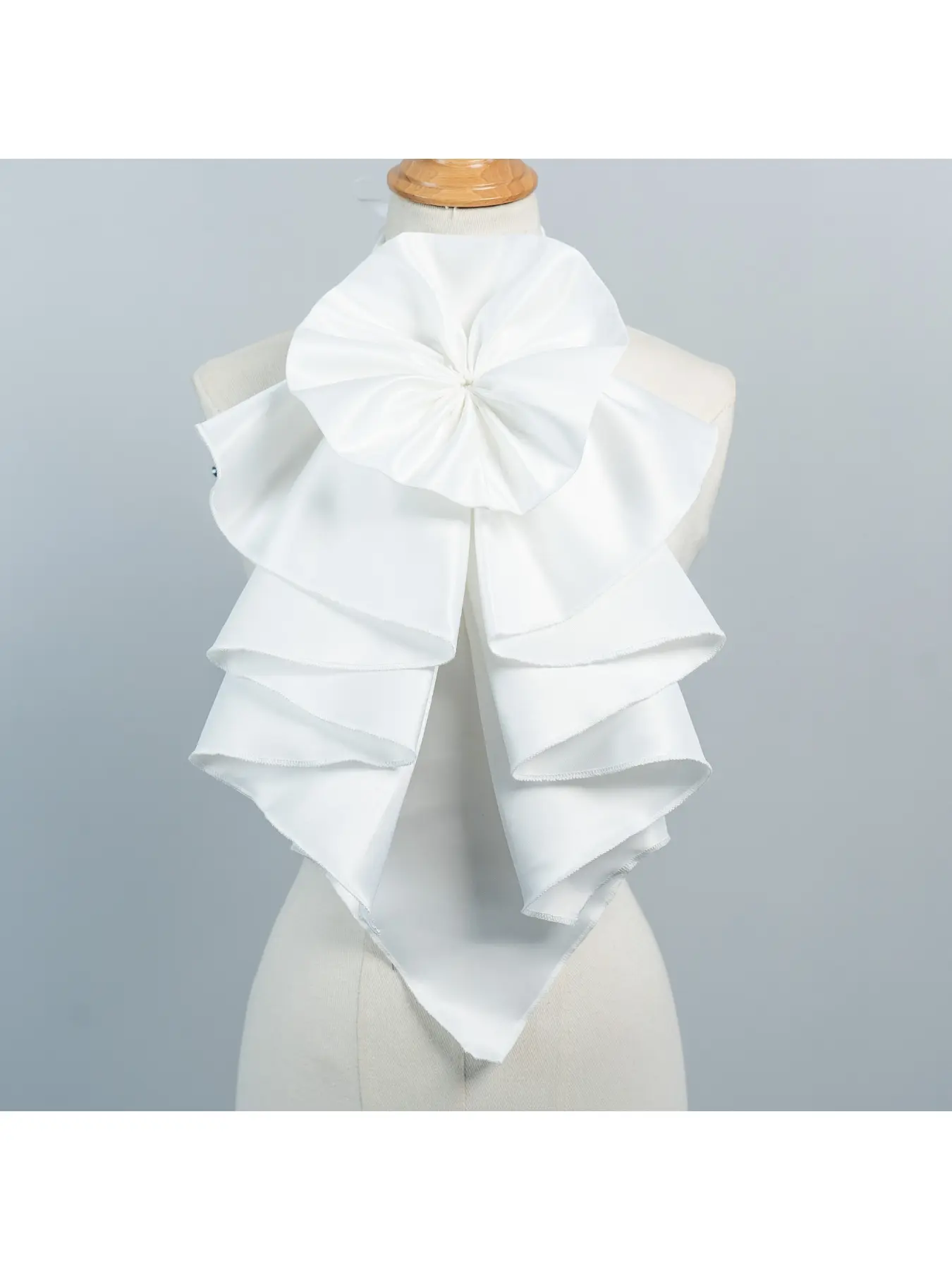 Cross-border French spring new style Casual Chic Korean version women's shirt ruffled collar professional commuting women's white shirt outerwear false collar Lady Womenswear