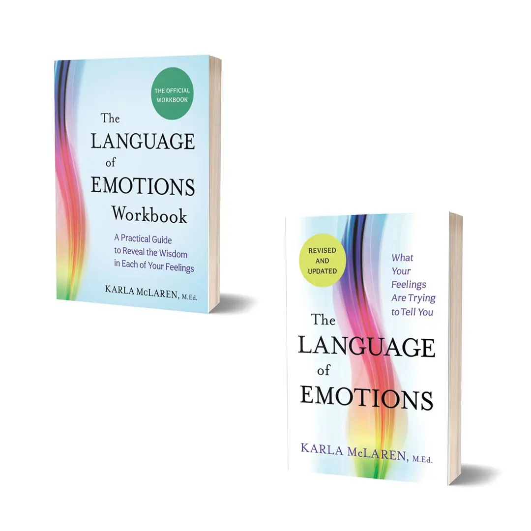 The Language of Emotions English Book & Workbook Bundle - Self-Improvement, Mental Health Resource with Insights and Practices for Each Emotion, Empathic Mindfulness Practices to Enhance Relationships (Available on TikTok Shop)