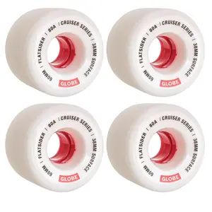 Globe Wheels Flatsider 60mm 80A White/Red