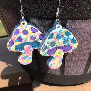 Mushroom Earrings