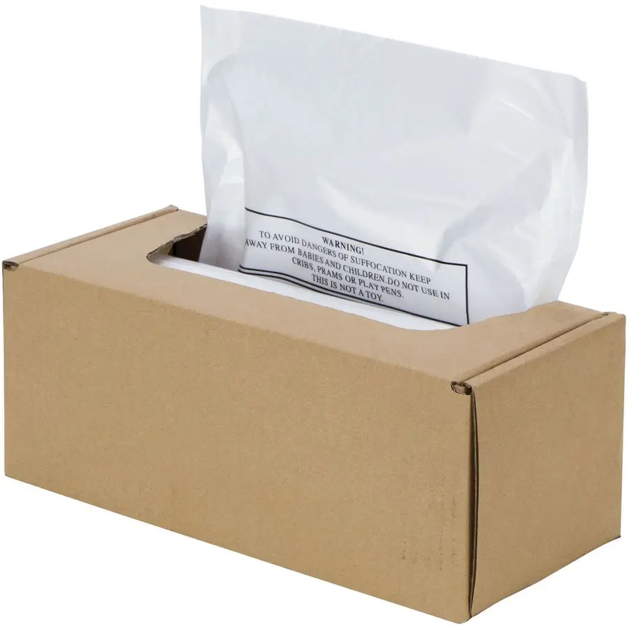 Fellowes Shredder Bag - 39" x 21" x 15" - 1/Carton - Clear