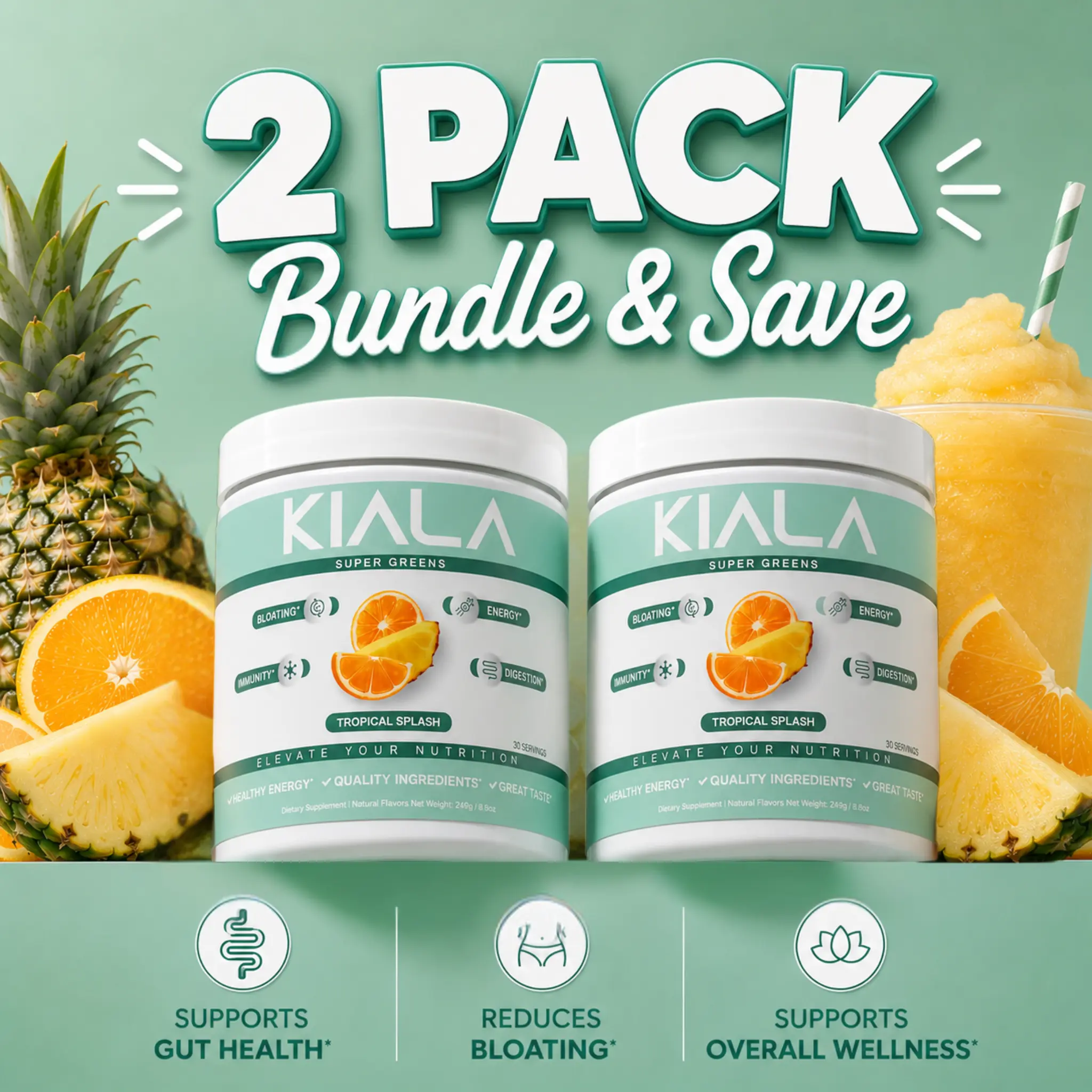 Kiala Greens Best Selling Flavors Bundle (2-Pack) Kiala Greens Best Selling Flavors Bundle (2-Pack)