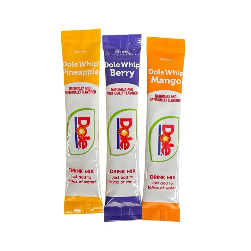 Dole Zero Sugar Drink Mix Sticks Bundle of 3 Sticks- Pineapple, Berry, & Mango (1 Stick Per Flavor)