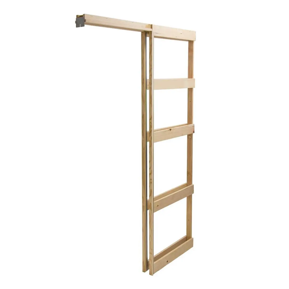 212 MAIN Knock-Down Wood-Aluminum Pocket Door with Aluminum Track, Trim-to-Size Option – Home Improvement & Building Supplies for Residential Use