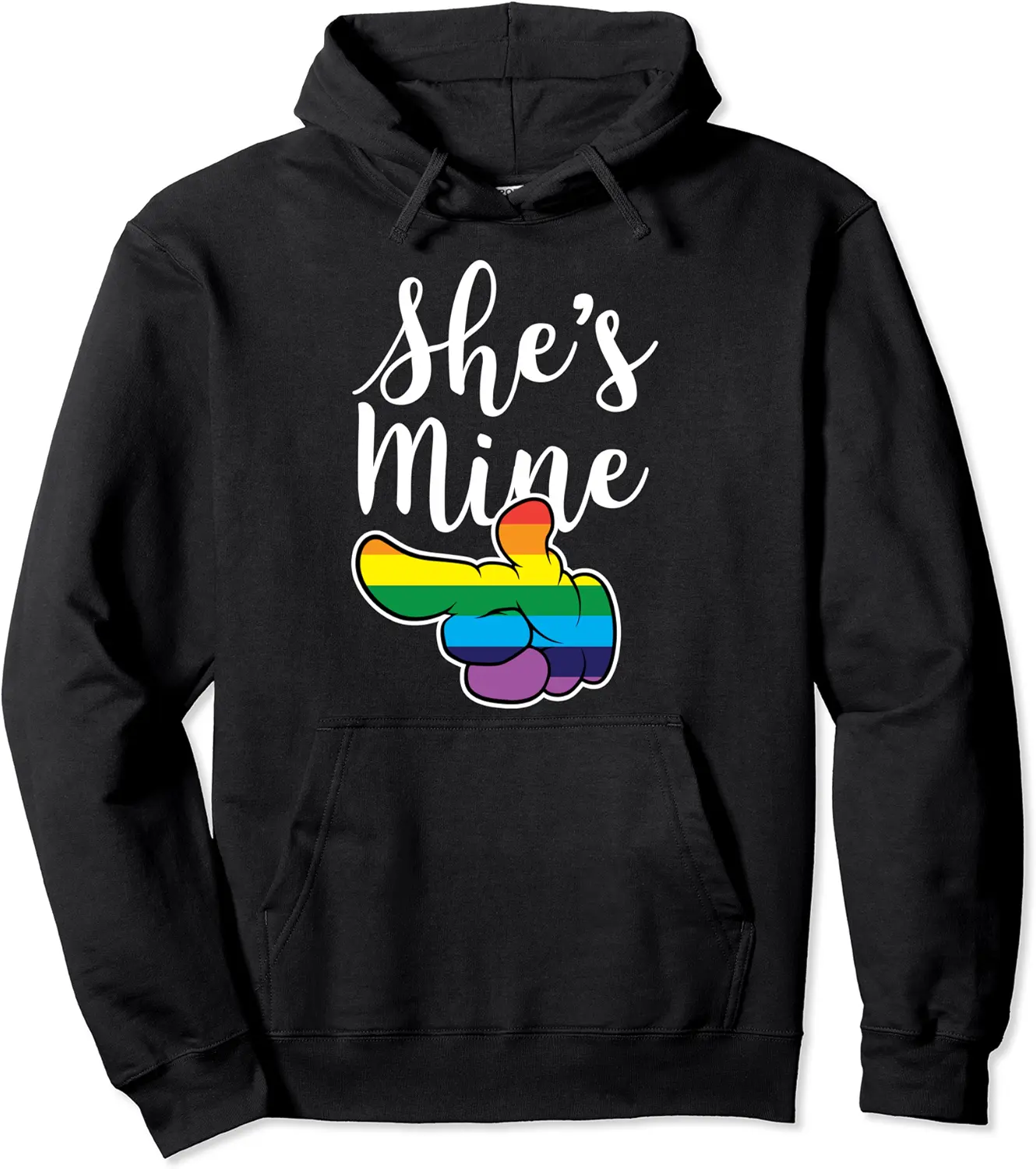 She Is Mine Matching Lesbian Couple Pullover Hoodie - Williamze Shop 79B085QV5LYG