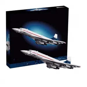 2083PCS Large Concorde Model Aircraft - 10318 Scale Airplane Building Kit, Unique Home Decoration Piece, Perfect Christmas Gift for Adults & Aviation Fans