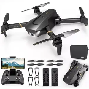 V4 Foldable Mini Drone, Remote-Controlled Quadcopter Perfect for Adults and Children Ideal Gift for New Year, Family Gatherings, Birthdays, and Easter,cool stuff for teen boys