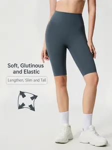 Women's High Waisted 1/3 Pack Biker Shorts with Pockets, Tummy Control Plus Size Spandex Shorts for Gym Yoga Running Summer Clothes