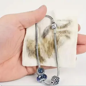 10pcs Polishing Cloth for Jewelry Care, Golden and Silvery Wipe Cloths for Rings, Necklaces, Bracelets and Silverware Cleaning