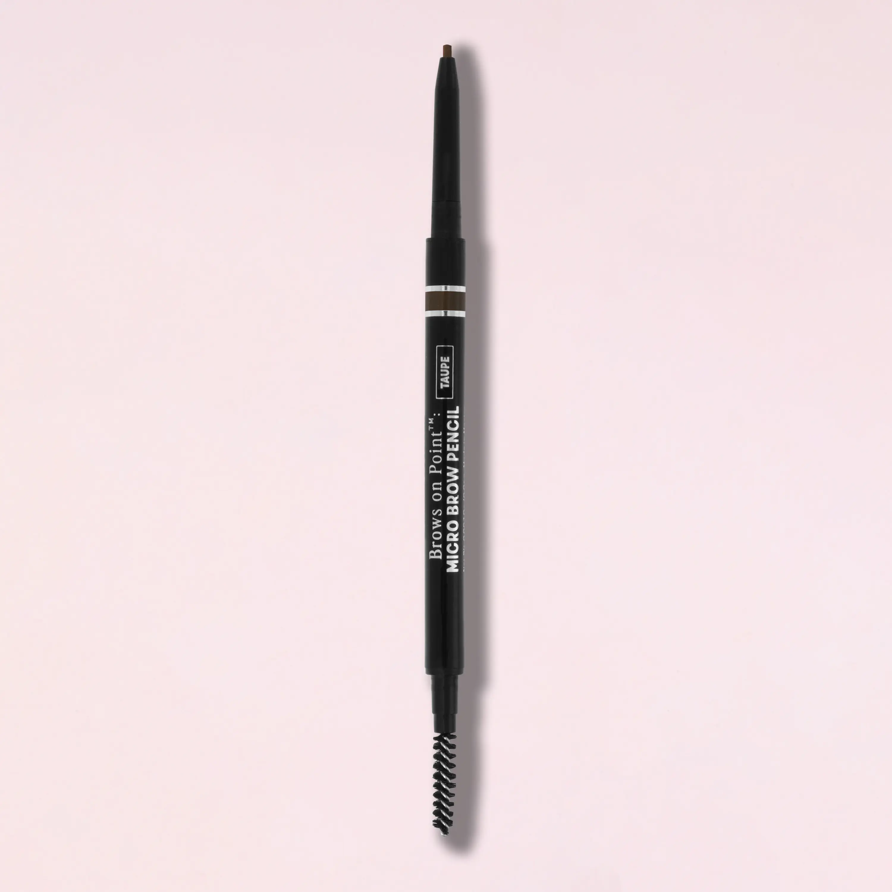 Billion Dollar Beauty Brows On Point® Micro Brow Pencil Waterproof Makeup Tool with Ultrafine Tip & Spoolie Brush for Smooth Accurate Application - Blend
