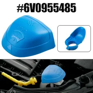 Car Wiper Washer Fluid Reservoir Tank Bottle Cover Cap Lid For Audi Anti Funnel Cover For VW SKODA 6V0955485 6V0 955 485 2026 For your cars