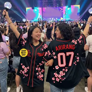 Personalized BT Baseball Jersey, Bangtan 2026 World Tour Shirt, Hanbok Style Kpop Concert Outfit, Custom Army Fan Merch