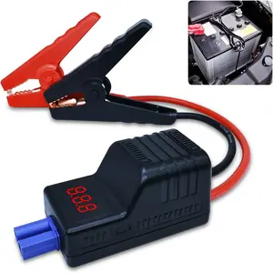 EC5 Smart Jump Starter Clamps,EC5 Heavy Duty Jump Starter Automotive Booster Clamp Cables Replacement Alligator Clamps with Intelligent LCD Screen for 12V Car Jump Starterand Many Other Brands WithoutBattery