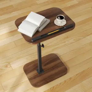 Office desk computer workstation laptop table, a movable and adjustable side table/folding table, suitable for home office desks, coffee tables, and bedside sofas, for office reception, adjustable standing desk, modern adjustable sit-stand computer desk.