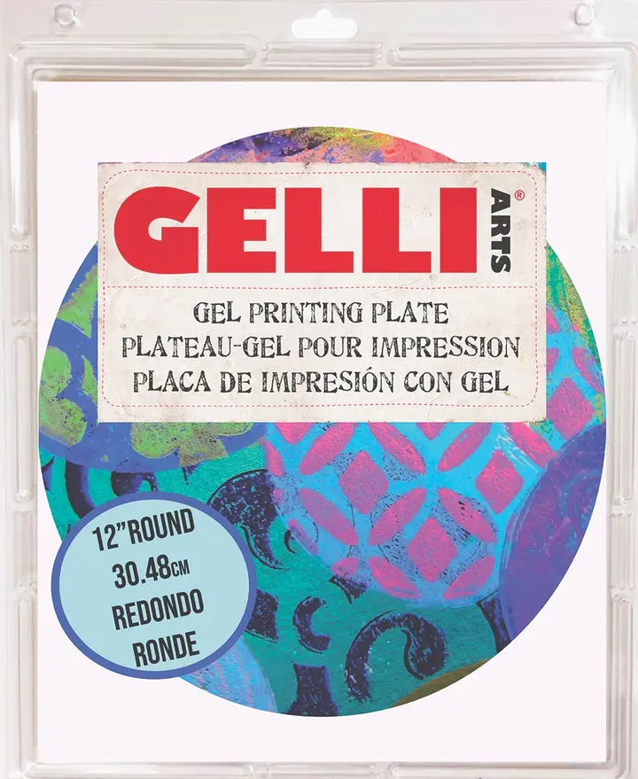 12" Round  Gelli® Printing Plate