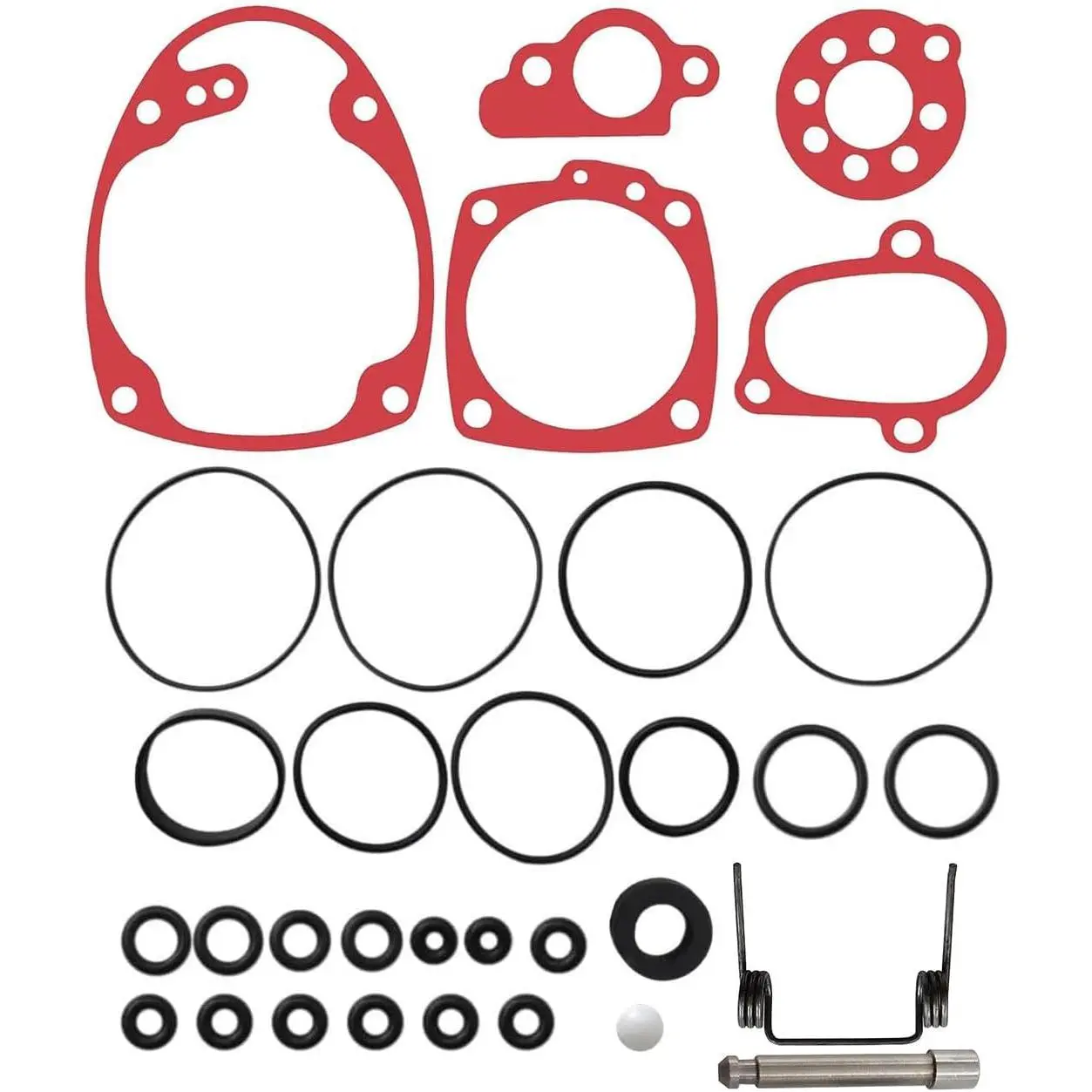 Synthetic Coil Roofing Nailer Replacement Kit with 883892, 877767 Gasket, O-Rings, Feed O-Rings - Tools and Gadgets Spare Parts for Hitachi NV45AB, NV45AB2, NV45AE, FTNV45ABKIT