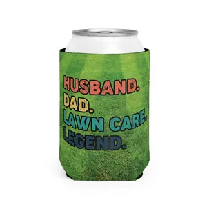 Husband Dad Lawn Care Legend funny beer Gift for Dad Fathers Day Can Coolie Drinkware Mug Tumbler Cup Bottles Portable Green Cold-Hot Insulator party