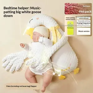 Baby Pattern Sleep Pillow Baby Patting Pillow with Soothing Palm Pad Baby Sleep Aid Palm Doll for Newborns