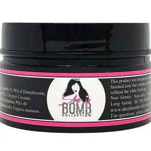 She Is Bomb Edge Control For Sleek Finished Look 3.5 Oz. (For Relaxed Or Curly Hair) Gel Smooth Haircare