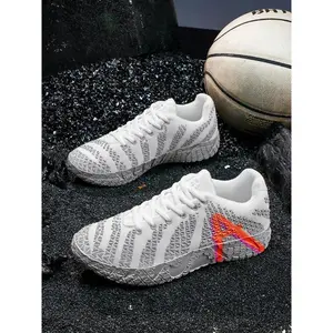 1 Pair Multicolor Outdoor Practical Basketball Shoes - KPU Upper + High-Elastic Cushioning + Rubber Outsole, For Outdoor Basketball Competitions & Everyday Styling, Strong Wrap, Non-Slip & Wear-Resistant