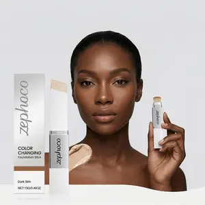 Magic Self-Adjusting Foundation Stick, Deep Tone Shade Match Tech, No Ashy Cast & Seamless Blend, Achieve a Radiant Second-Skin Look