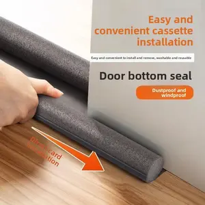 Door Bottom Seal Strip Windproof Waterproof Insect Proof Soundproof Anti-mosquito Door Gap Blocker for Bedroom Room Easy to Install Dustproof and Windproof