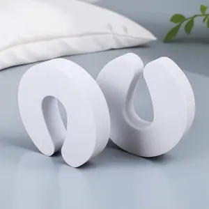 Baby Door Anti-Pinch Protector: Tool-Free Adjustable Gap Guard, Eco-Friendly Non-Toxic Silent Buffer, High Elasticity Durable Safety Shield for Home Child Protection