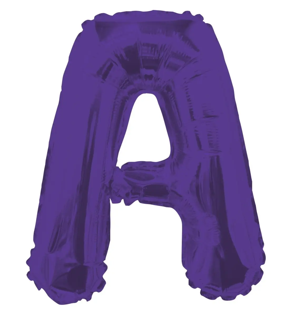 Purple Letter A Foil Balloon - 14" Mini Alphabet Balloon for Party Decor (Single Pack)