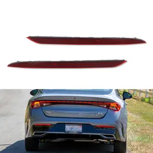 2pcs Red Lens Rear Bumper Reflectors lamps Lights For 2015 2016 2017 2018 2019 2020 2021 2022 Chrysler 300 300C,Replace OEM 68213445AB, 68213444AB, CH1184104N, CH1185104N