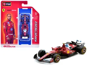 Ferrari SF-25 #44 Lewis Hamilton F1 World Championship (2025) 1/64 Diecast Model Car by Bburago - Gran Tour Shop