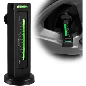 Adjustable Magnetic Gauge Tool, Wheel Camber, Caster Pillar and Wheel Alignment Tools for Automotive Truck RV Tire Repair