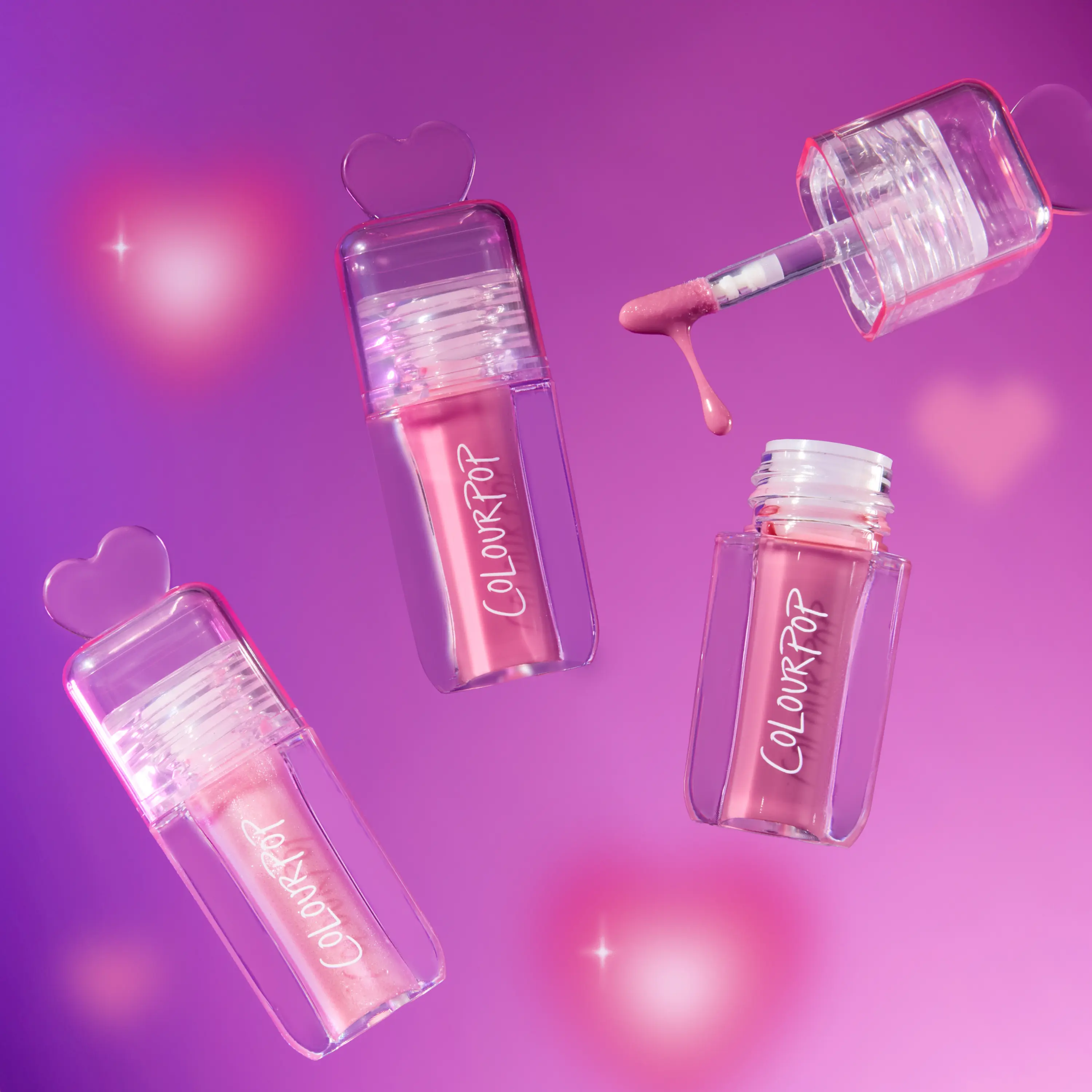 ColourPop Gloss Me Up Ultra Glossy Lip Set - 3 Limited Edition Hydrating Lip Glosses ColourPop Gloss Me Up Ultra Glossy Lip Set - 3 Limited Edition Hydrating Lip Glosses