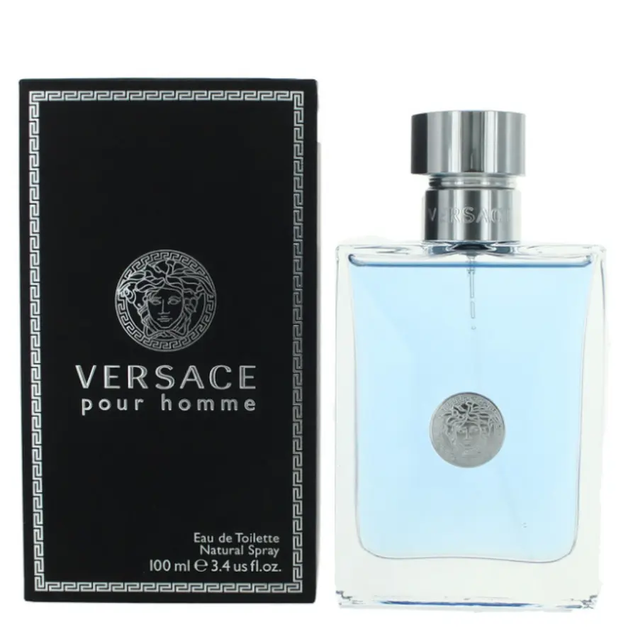 Versace Pour Homme Eau De Toilette Spray for Men 3.4 oz / 100 mL