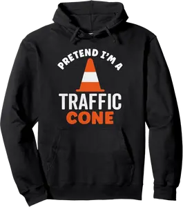 Pretend I'm a traffic cone costume, road cone, pylon cosplay Pullover Hoodie - Diegoort Shop 75B0DQKK2JFR