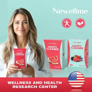 Newellme Happy Cleanse-Superfood Powder/Probiotics/Digestive Enzymes/Moringa - Supports gut health - Boosts Fitness Dietary