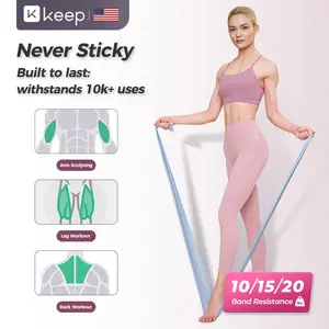 Resistance Band, Professional Resistance Bands, Elastic Band, Work Out Bands, Stretch Bands for Working Out Women or Men, Exercise Bands Set for Physical Therapy, Yoga, Pilates