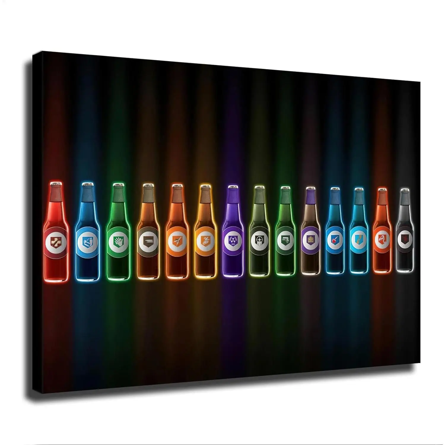 Zombie Perk Bottles Canvas Poster Modern Aesthetic Picture Wall Art Home Office Decoration Painting Holiday Gift Artwork Decorative