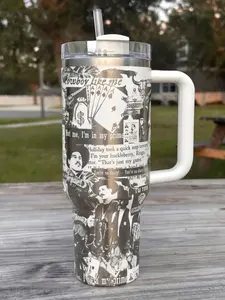 [Made in US] Doc Holliday Tumbler Val Kilmer Tombstone Tribute for Movie Buffs & Western Fans