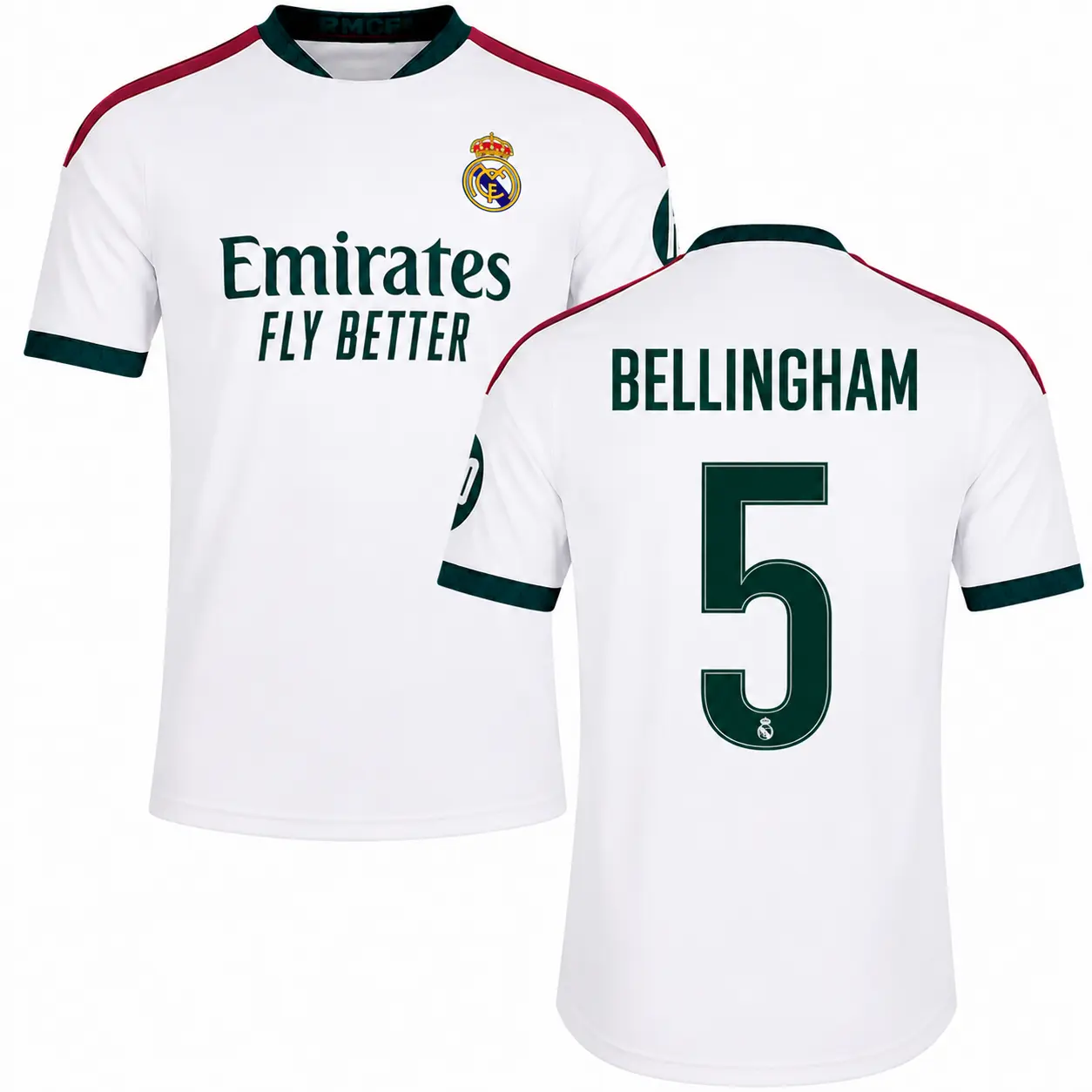 Jude Bellingham #5 Real Madrid Jersey 2026-2027 – Men's Soccer Shirt, La Liga Football Supporter Apparel