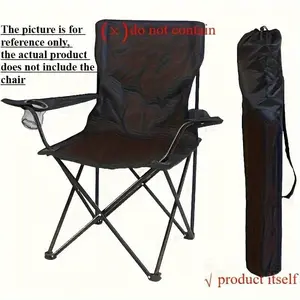 Extra Large Outdoor Furniture Storage Bag - Durable Portable Chair and Table Organizer with Zipper Closure, Black Sturdy Fabric Suitable for Camping Gear, Hunting, Fishing Essentials, Sturdy Handle Design