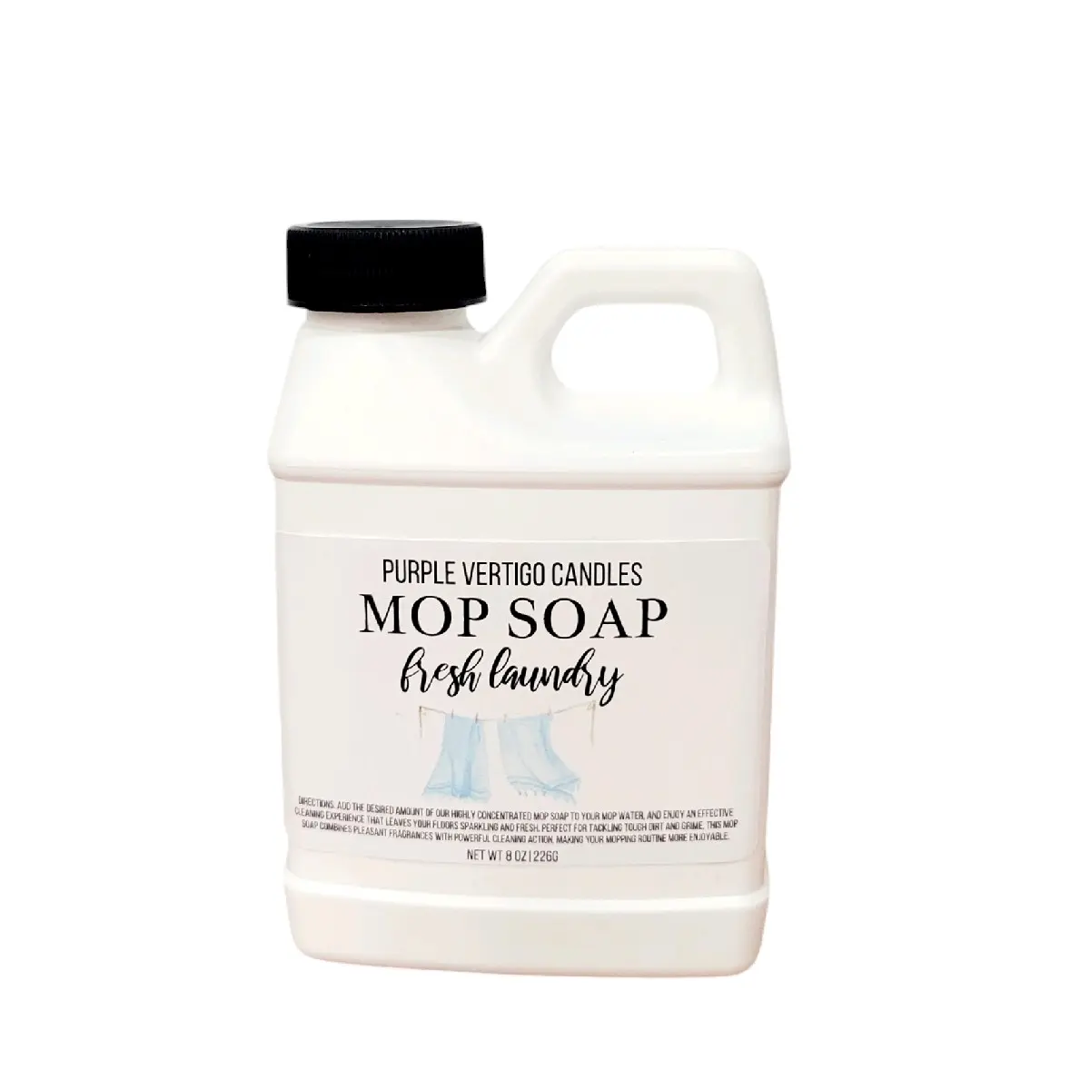 MINI small Mop Soap 8 oz - Cleaner for floors - Household Cleaning Product