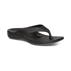 Maui Orthotic Women's Flips - Matte Black