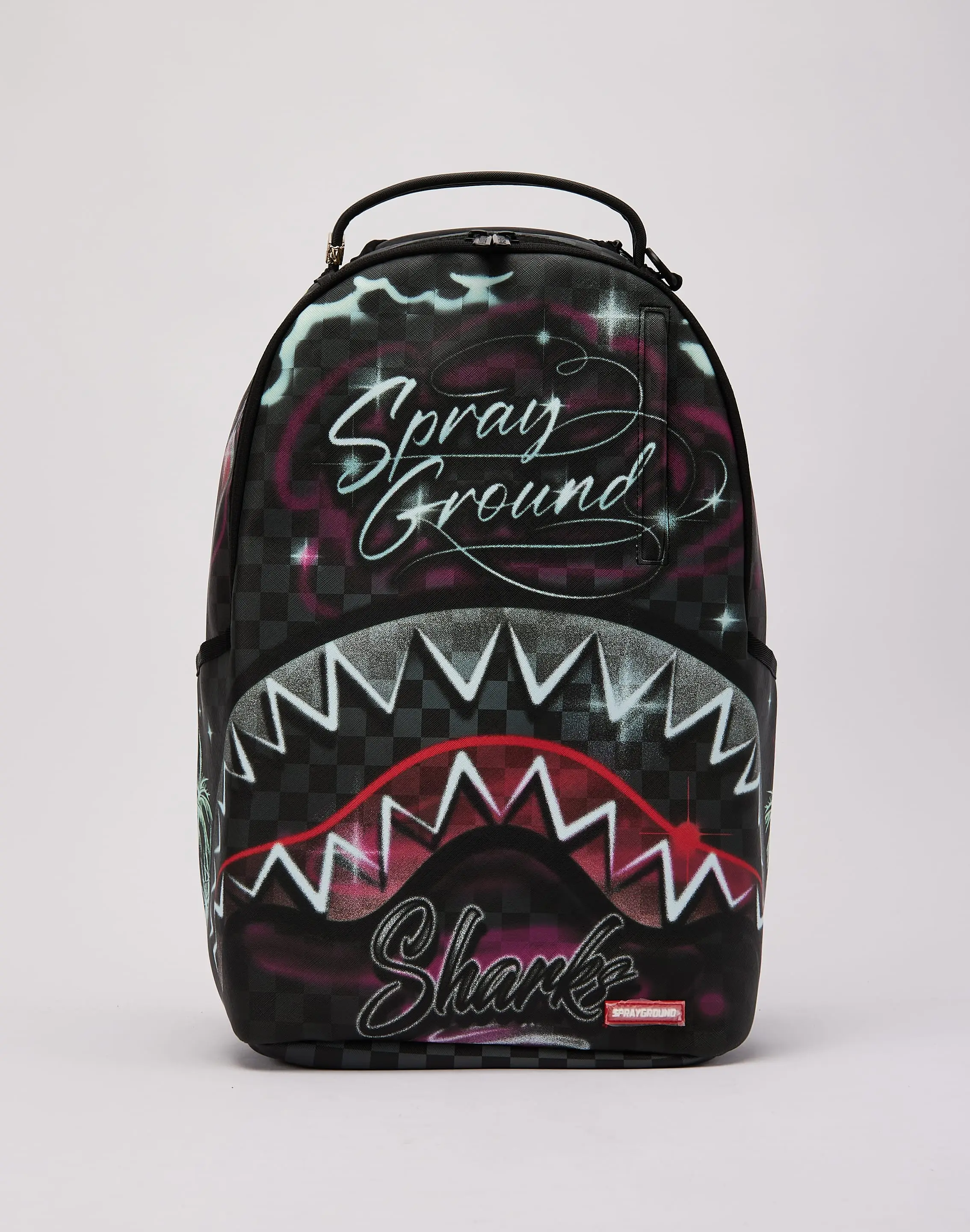 Mens Sprayground Airbrushed Shark Backpack