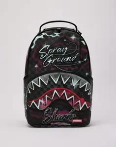Mens Sprayground Airbrushed Shark Backpack