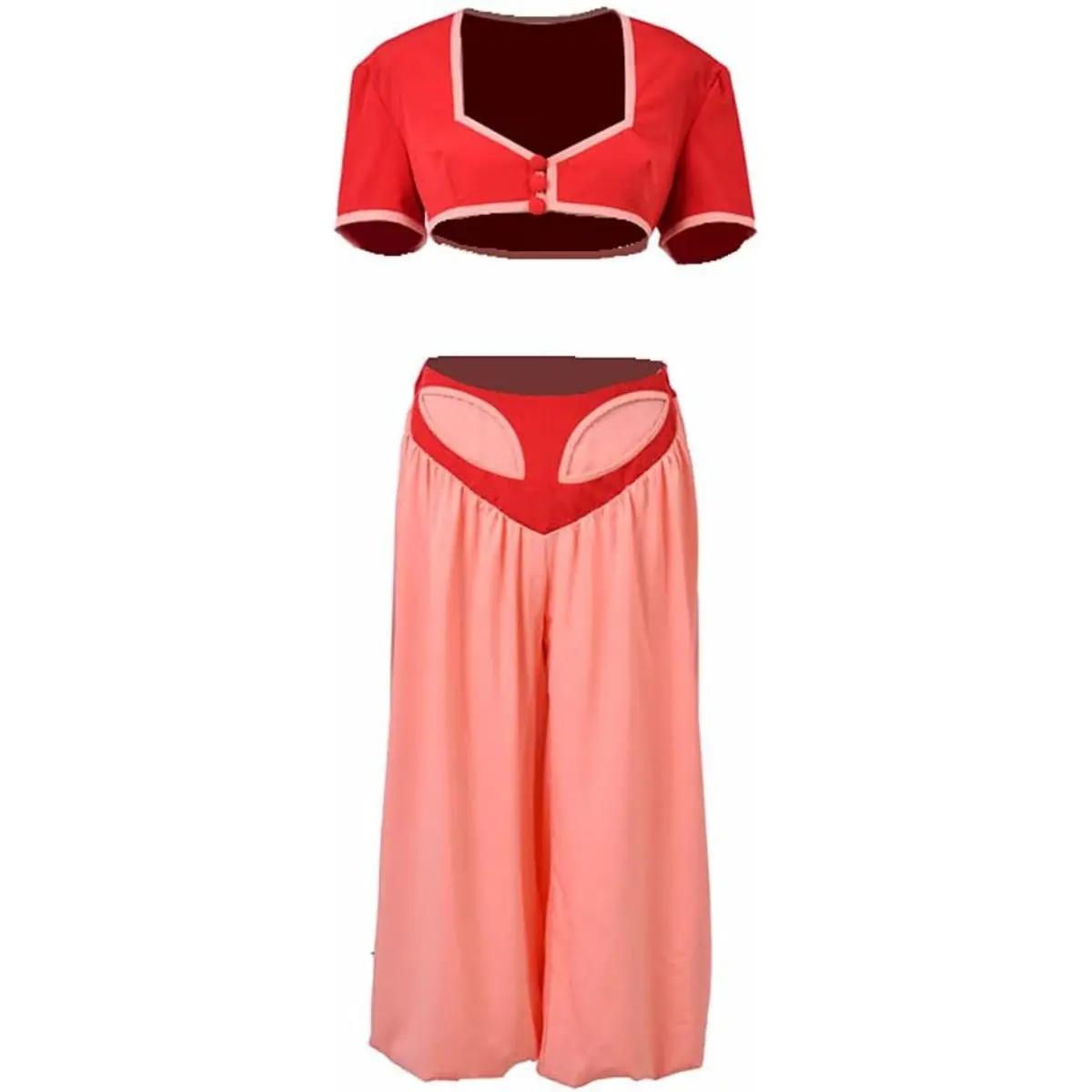 Women I Dream of Jeannie Cosplay Costume Suit Jeannie Dress Belly Dance Sexy Outfit Adult