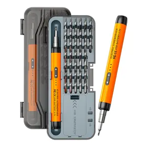 Electric Screwdriver Set, Quiet Durable Rechargeable High Torque Multi-Functional Portable Household Tool Kit, Rechargeable Tools, Lithium Battery Included, Cordless Power Screwdriver