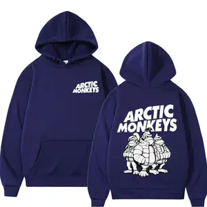 Retro Arct1c Monkeys Hoodie Featuring Gothic Band Graphics