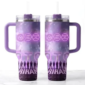 Arirang World Tour 2026 KPOP Inspired Tumbler 40oz/20oz Cup, Fans Merch, Insulated Travel Mug with Straw Lid, Gift for fans