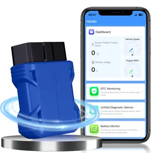 Bluetooth-compatible Compatible Obd2 Scanner for Cars, Diagnostic Tool for iOS and Android, Full System Scan, Easy to Use Bluetooth-compatible Obd2 Reader