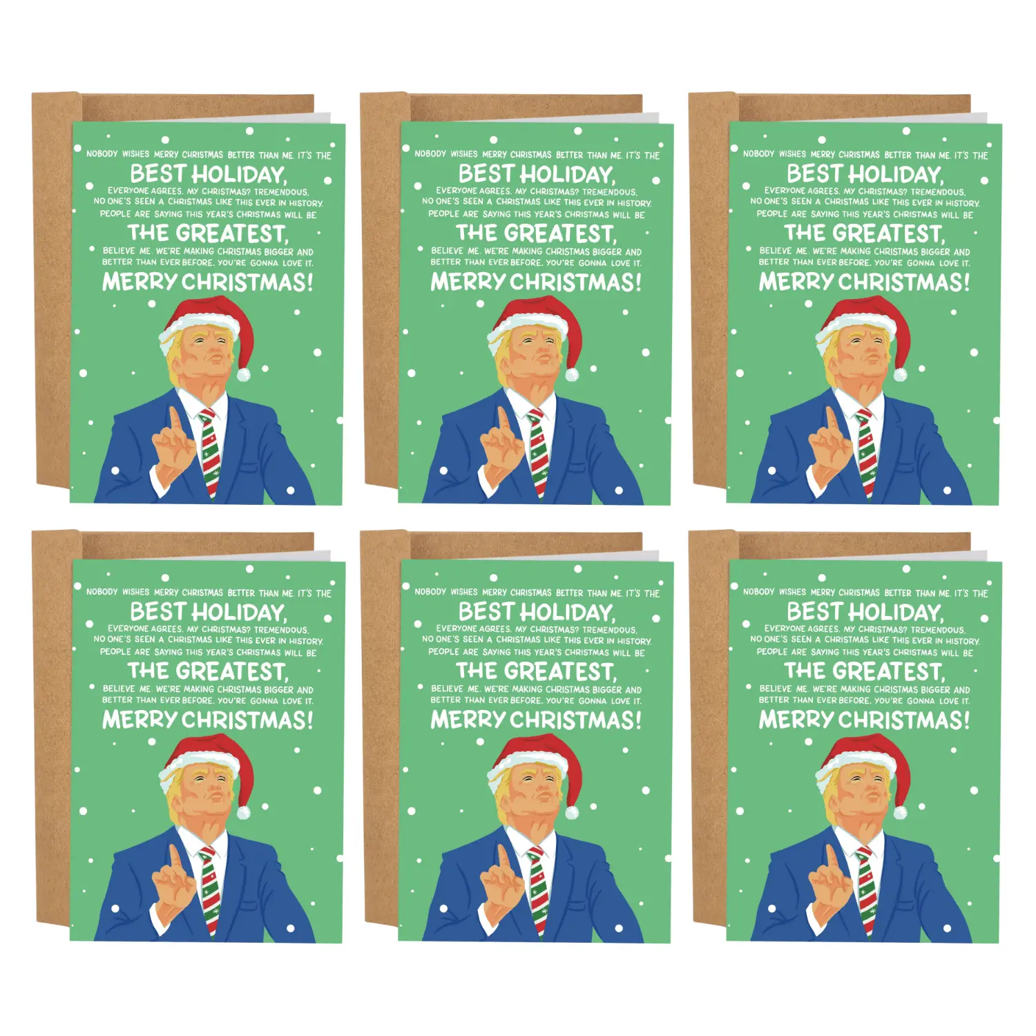 The Greatest Christmas Trump | Funny Christmas Card | Funny President Donald Trump Christmas Card